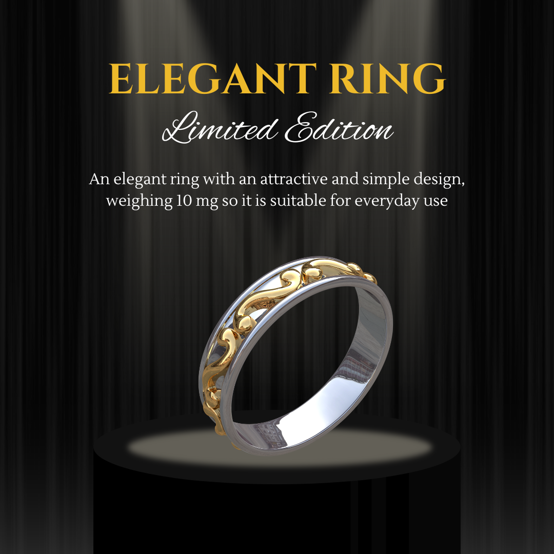 Black and Yellow Elegant Ring Limited Edition Instagram Post